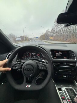 AUDI KOŽENÝ EXCLUSIVE VOLANT + AIRBAG + F1 PADLA - 12