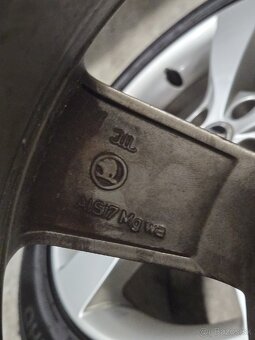 Hliníkové disky 5x100 + letné pneu 215/45r16 - 12