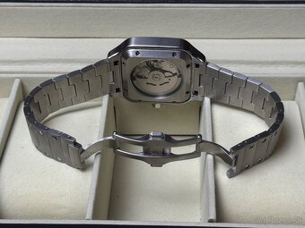 Seiko Custom Mod Watch Hodinky Santos Biele - 12