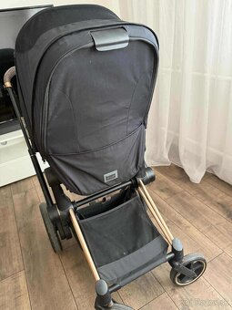 Cybex e-priam čierny kočík set - 12
