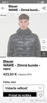 Panska zimna bunda Blauer xl - 12