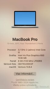 Apple MacBook Pro 13” Silver 2017 - 12