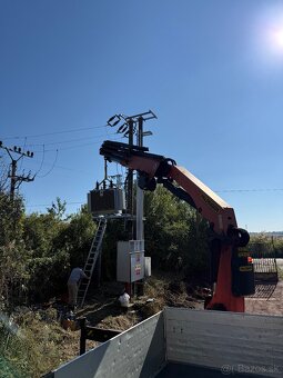 Autodoprava s hydraulickou rukou - dosah 25m - 12