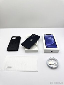 iPhone 12 MINI BLACK 100% NOVÁ BATÉRIA TOP STAV - 12