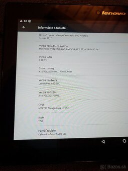 Predám tablet Lenovo TAB 2 A series 10,1" - 12
