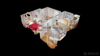 Na prenájom zariadený, svetlý 2 izbový byt s balkónom - 12