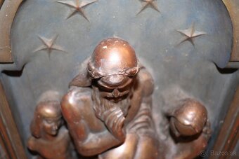 Domácí oltář rok 1922 citát Goethe (525o) - 12