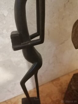 Drevené exotické sošky Afrika, Ázia. - 12