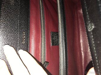 GUCCI ZUMI originál black bags kabelka+zlate nausnice - 12