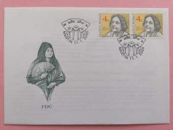 Slovenske obalky 16ks FDC - 12