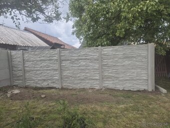 Betónové ploty, výroba, montáž - 12