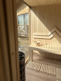 Prémiová vonkajšia záhradná sauna - 12