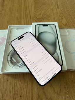 iPhone 15 Plus 128 gb Black - komplet príslušenstvo, záruka - 12