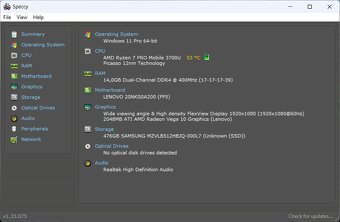 Thinkpad T495/Ryzen 7 Pro 3700U/16GB RAM/FHD IPS/512GB SSD_ - 12