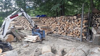 Hydraulická kalačka dřeva na bagr/ vyvážečku - 12