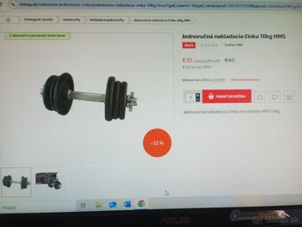 Nakladacie liatinové jednorúčky 3 x 10 kg       -       NOVÉ - 12