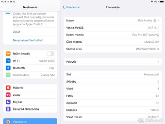 Apple iPad Pro 9,7 Wifi Cellular 128GB  Space Gray - 12