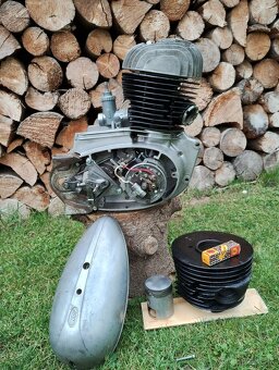 Predám motor po GO na motocykel Jawa 250/559 panelka - 12