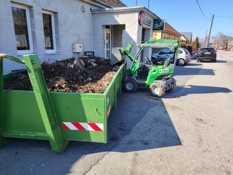 Výkopové práce minibagrom mininakladačom zakladač trávnika - 12