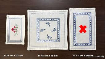 Vyšívané obrusy - 12