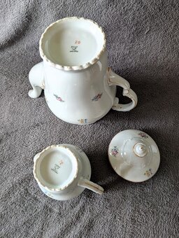 Taniere + krčahy porcelánové/retro - 12