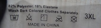 Čierne celé plavky s volánikmi, 2XL, 3XL - 12