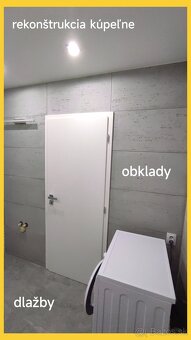 Rekonštrukcie interiéru - maľovanie, omietky, dlažby a iné - 12
