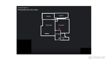 1-izbový byt v centre Trebišova, ul. Komenského - 12