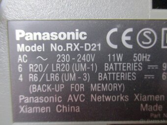 PANASONIC RX-D21 - 12