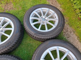 17" ALU orig AUDI 5x112 + zimné 225/60 r17 Pirelli - 12