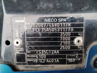 Iveco Daily 35C14 valník - 12