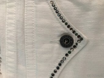 NOVÉ GUESS originál crystal white damske capri S/M - 12