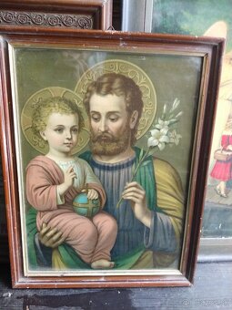 Soubor svatých obrazů / obrázků , plakátů - 12