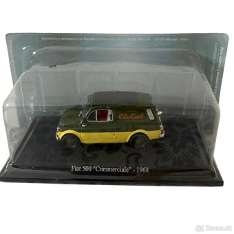 Kovové, zberateľské modely FIAT, mierka 1:43 - 12