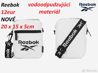 Ruksak Cropp, Taška na plece Reebok, Nákupná džínsová taška - 12