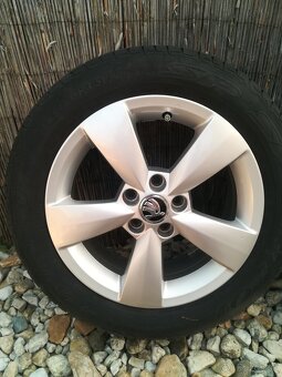 liníkové disky s pneu Škoda Fabia II R15 - 12