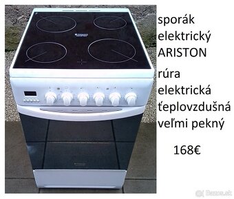 predám sporák aj s káblom rovno do zásuvky 230V - 12