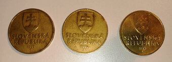 ČESKOSLOVENSKÉ / SLOVENSKÉ - MINCE / BANKOVKY - 12