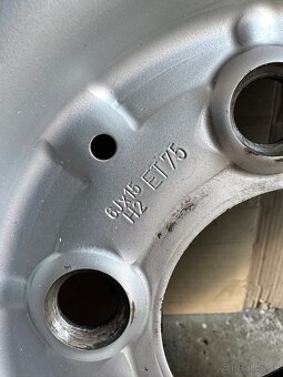 Mercedes Sprinter, VW LT Transporter plechove disky - 12