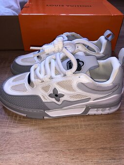 Louis Vuitton Skate White Grey - 12