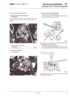 dielenská  príručka SEAT TOLEDO 1991 -, 3. zväzok - 12