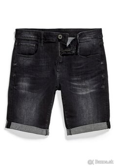 panske riflove sortky, kratasy g-star raw velkost W35 - 12
