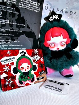 č.1 🐼POP MART SKULLPANDA plyšová panenka , přívěsek PARTITA - 12
