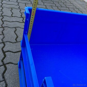 Velke Stohovacie plastove bedne do dielne skladu 40x60x23 - 12