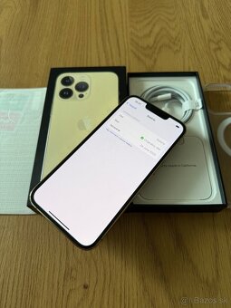 iPhone 13 Pro 128 gb Gold - komplet príslušenstvo, záruka - 12