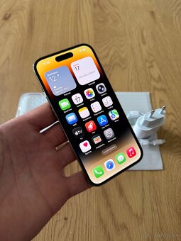 iPhone 14 Pro 128 gb Gold v záruke + príslušenstvo - 12
