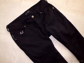Armani Jeans dámske nohavice čierne   M-28 - 12