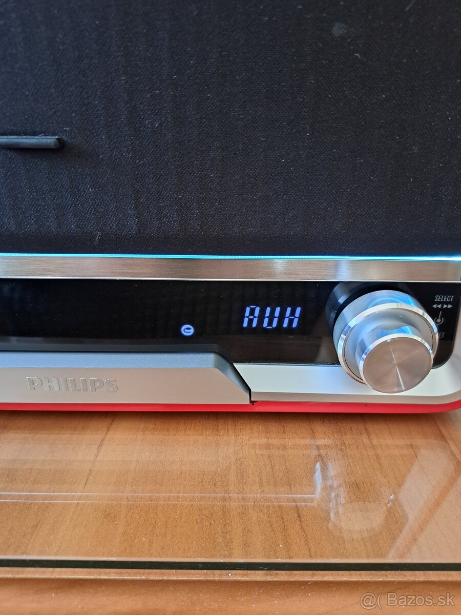 Rádio Philips ORD7100R/00, červená farba, "retro" - 13