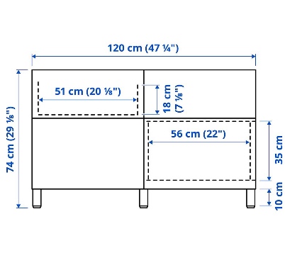 Predám skrinku IKEA-Besta - 13