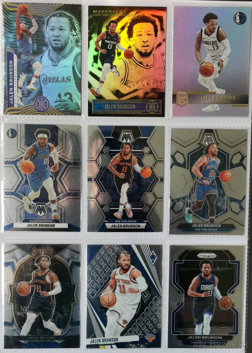 Kartičky NBA - Allstars hráči 3 - 13